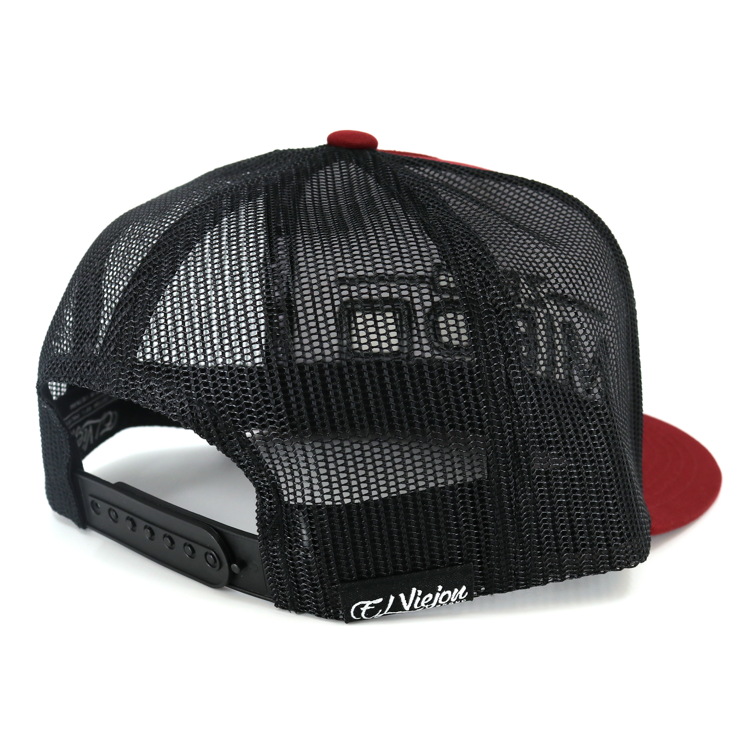 Zero Miedo Maroon/Black flat visor hat / gorra de visera plana