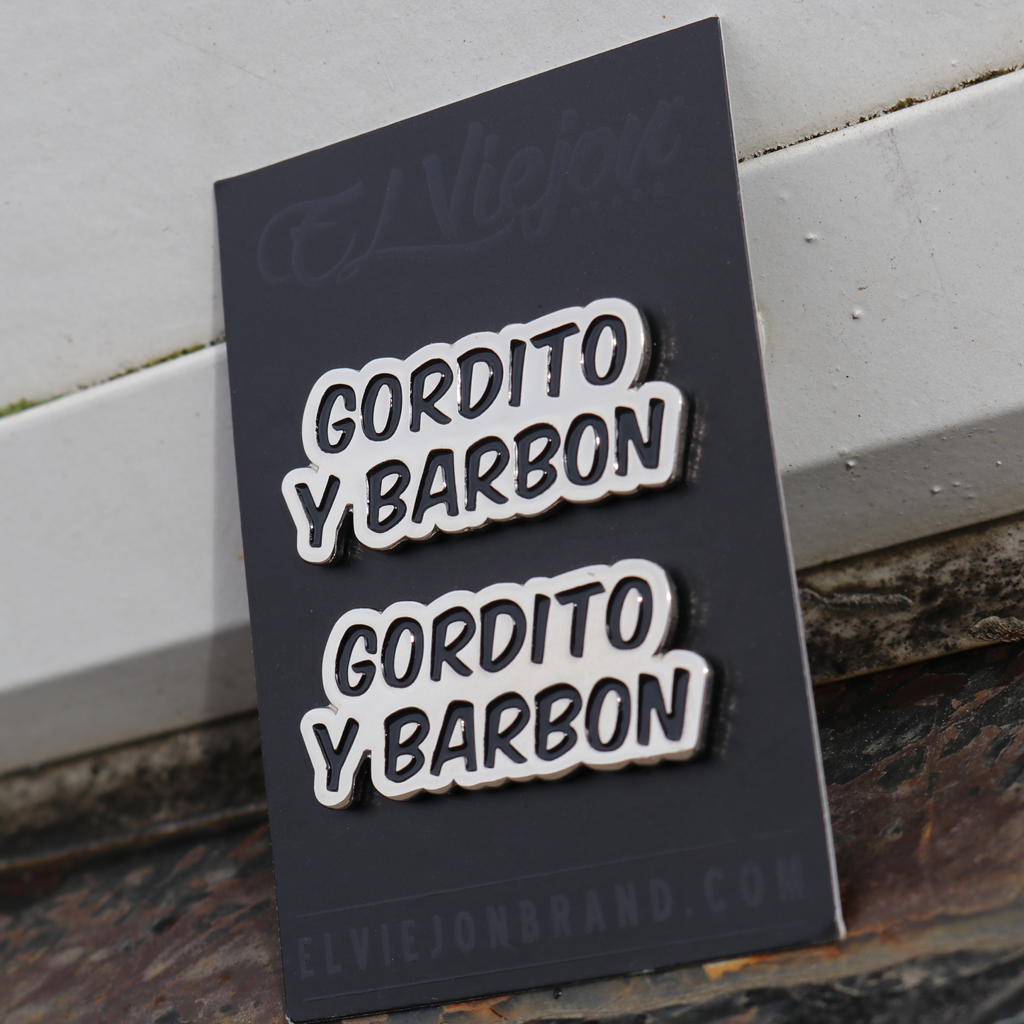 Gordito Y Barbon Pin (2pcs)