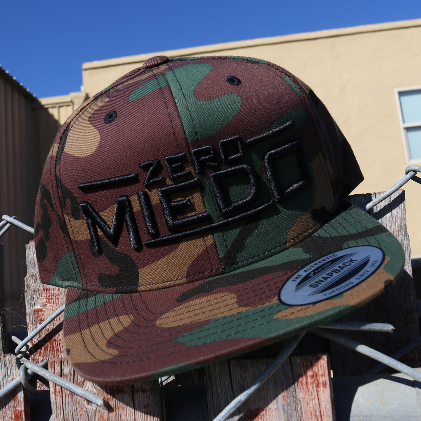 Zero Miedo Camo SB flat visor hat / gorra de visera plana