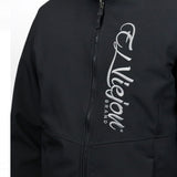 El Viejon Brand Jacket - BLACK -  Front EVB Vertical (Grey Logo)