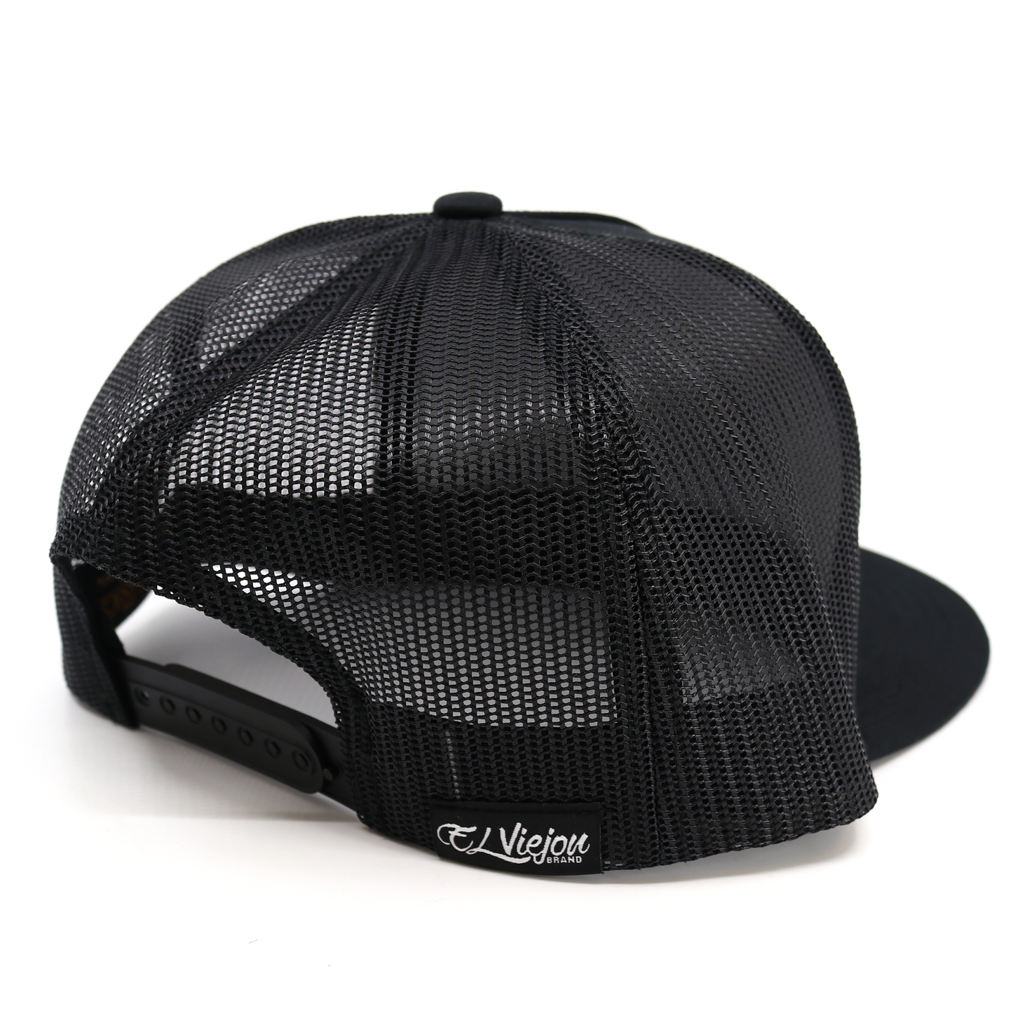 Cachas De Oro Black flat visor hat / gorra de visera plana