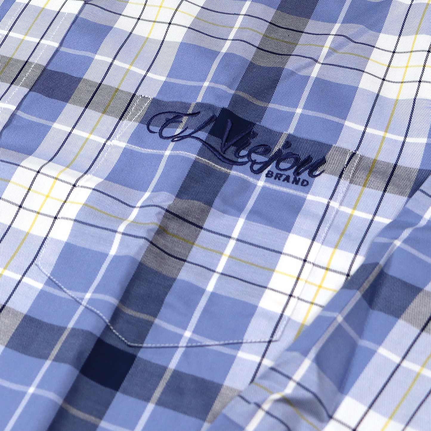 Dress Shirt / Camisa de Vestir - Plaid Blue/Sky/White