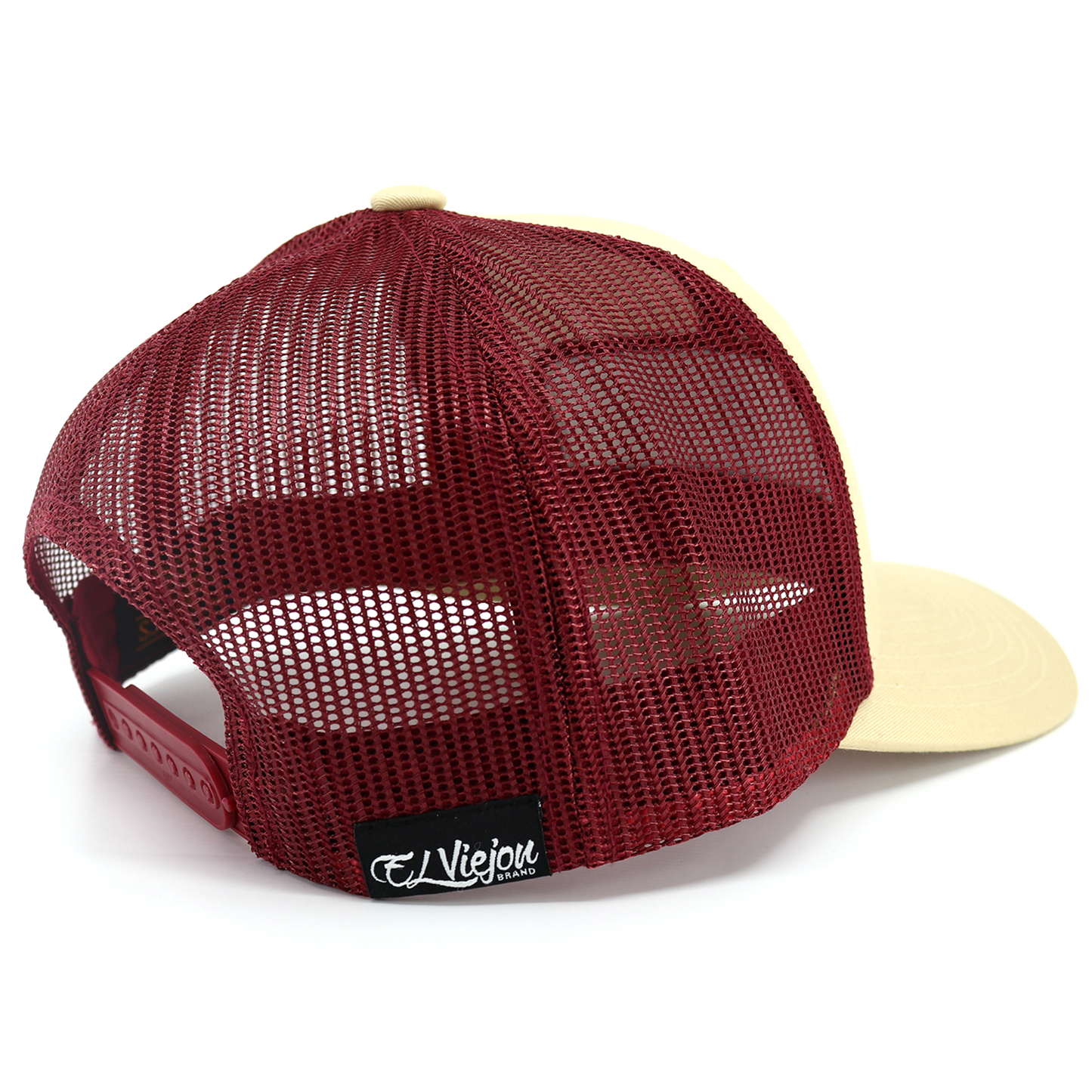 Navajo Tan/Maroon classic visor hat / gorra de visera clasica