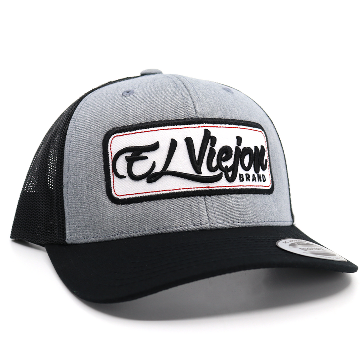 EVPatch Black/Heather/Black classic visor hat / gorra de visera clasica