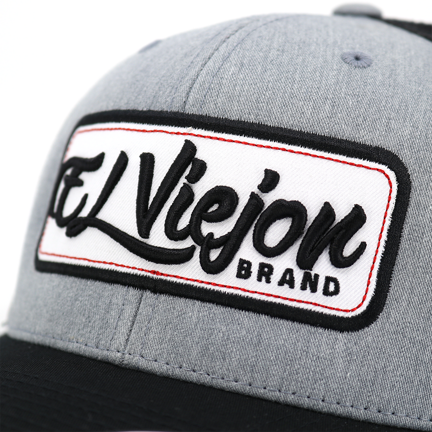 EVPatch Black/Heather/Black classic visor hat / gorra de visera clasica