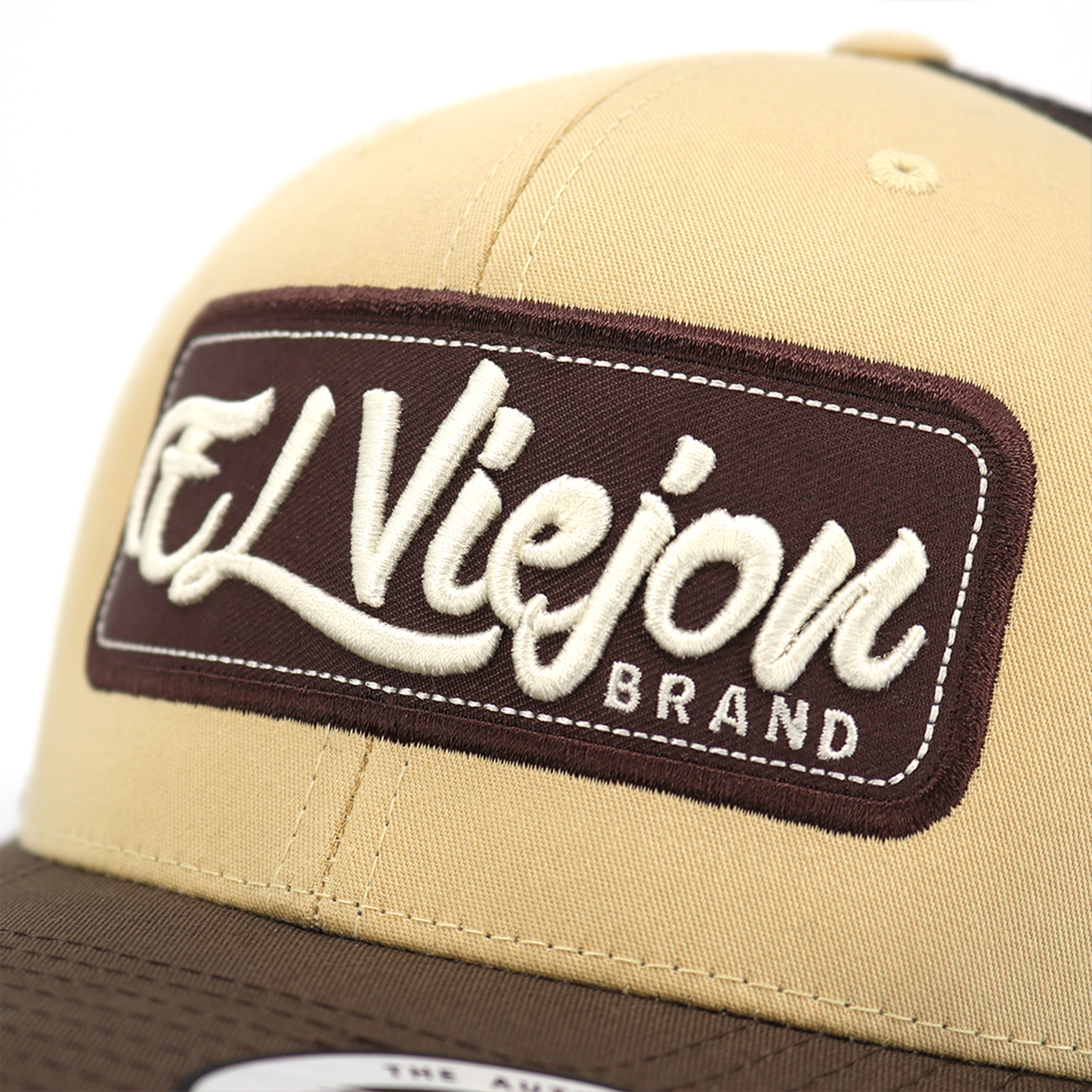 EVPatch Brown/Tan/Brown classic visor hat / gorra de visera clasica