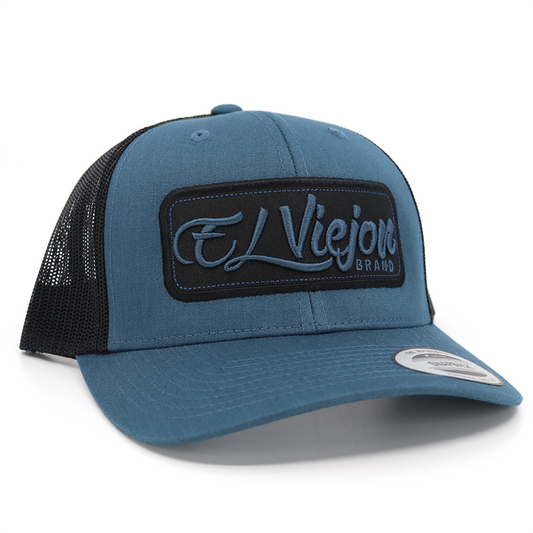 EVPatch Indigo/Black classic visor hat / gorra de visera clasica