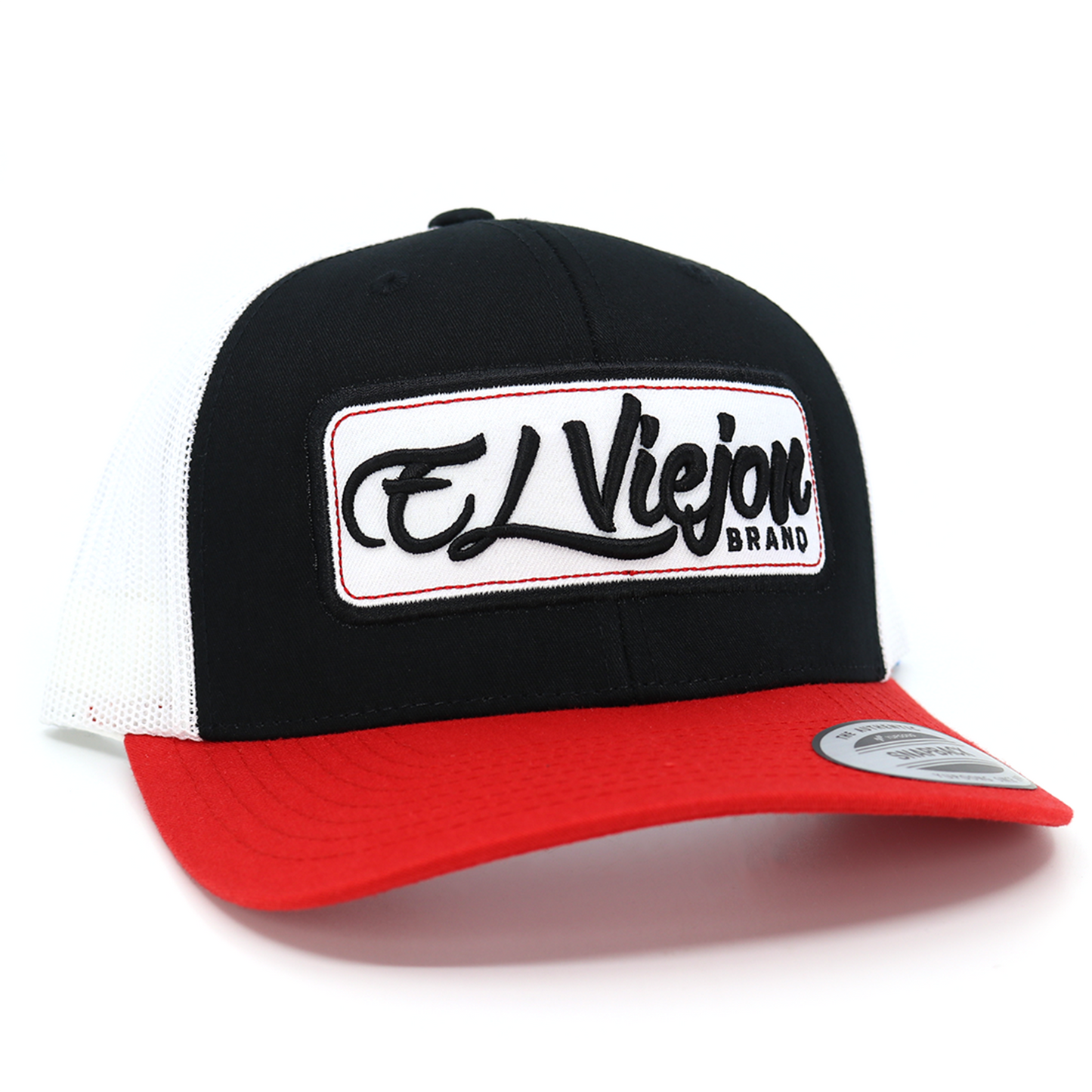 EVPatch Red/Black/White classic visor hat / gorra de visera clasica