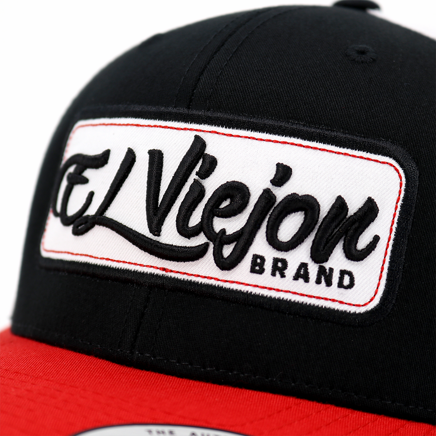 EVPatch Red/Black/White classic visor hat / gorra de visera clasica