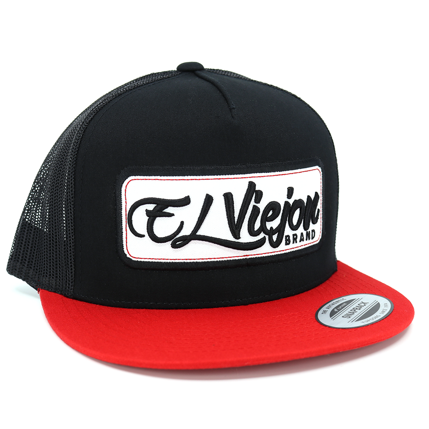 EVPatch Red/Black/Black flat visor hat / gorra de visera plana