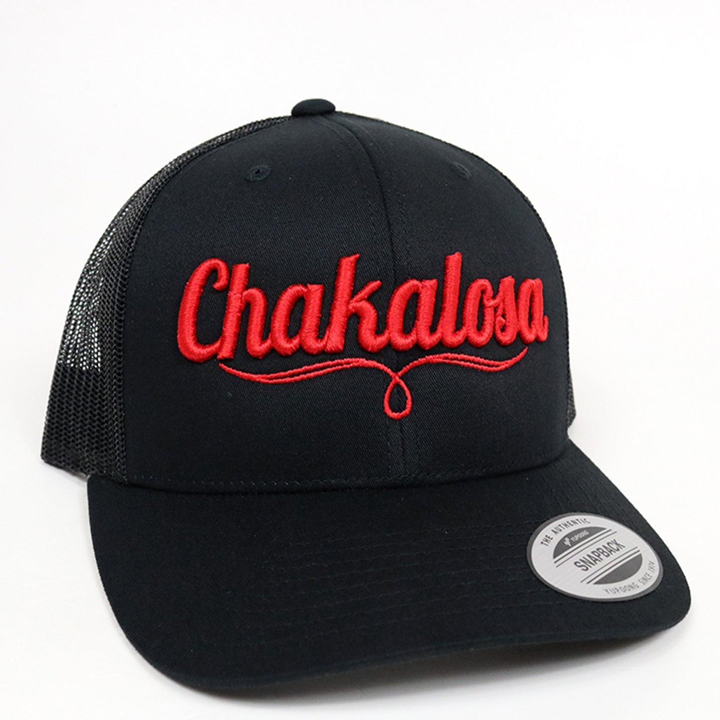 Chakalosa Black classic visor hat / gorra de visera clasica