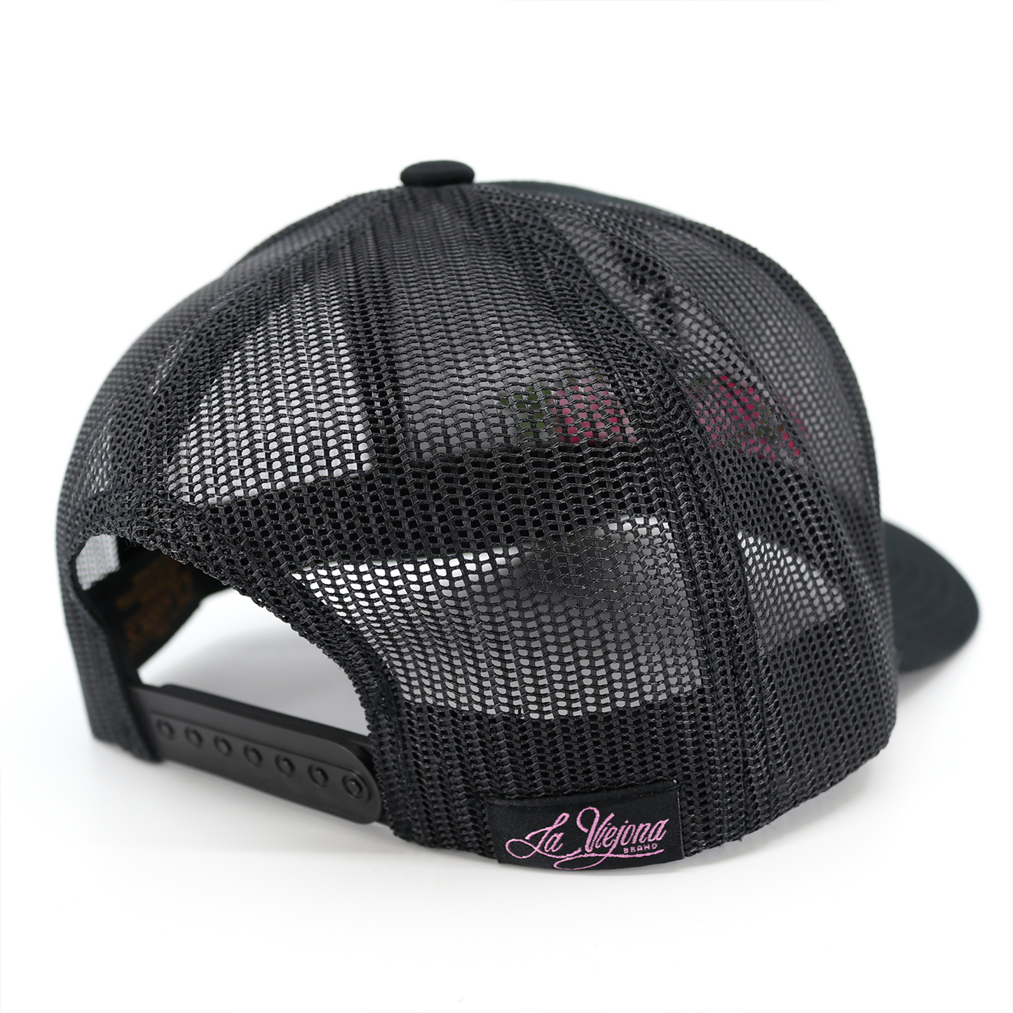 De Rancho Black classic visor hat / gorra de visera clasica