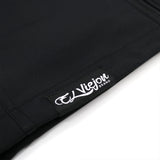 El Viejon Brand Jacket - BLACK -  Front EVB Vertical (Red Logo)