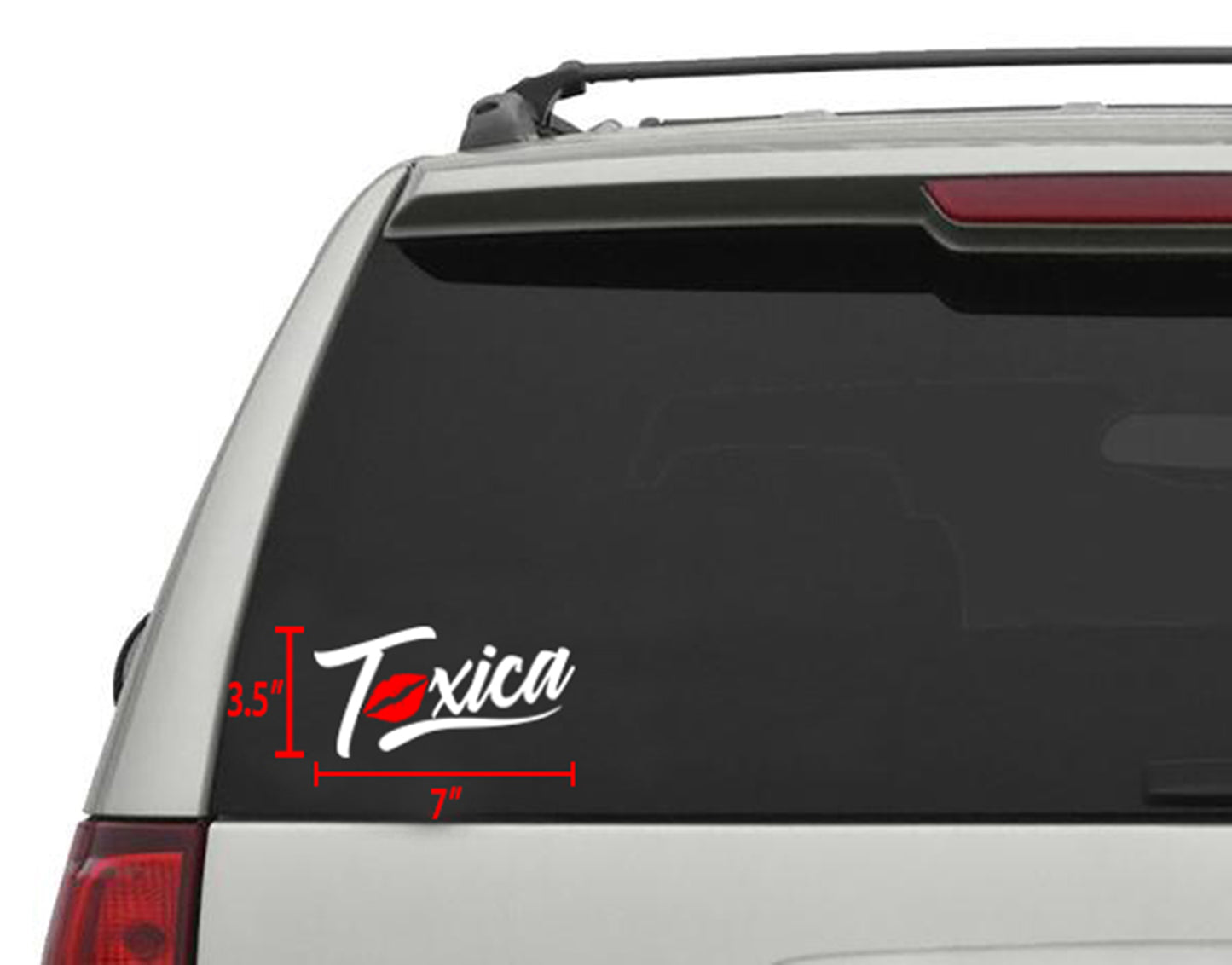 Toxica Sticker/Decal 7"x 3.5" (1 pc)