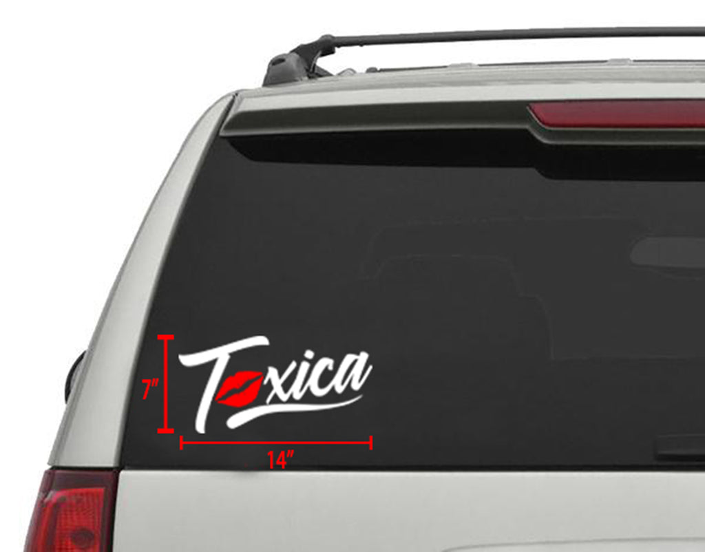 Toxica Sticker/Decal 14"x 7" (1 pc)