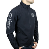 El Viejon Brand Jacket - BLACK - Front EVC LH / EVB Sleeve (Charcoal Logo)