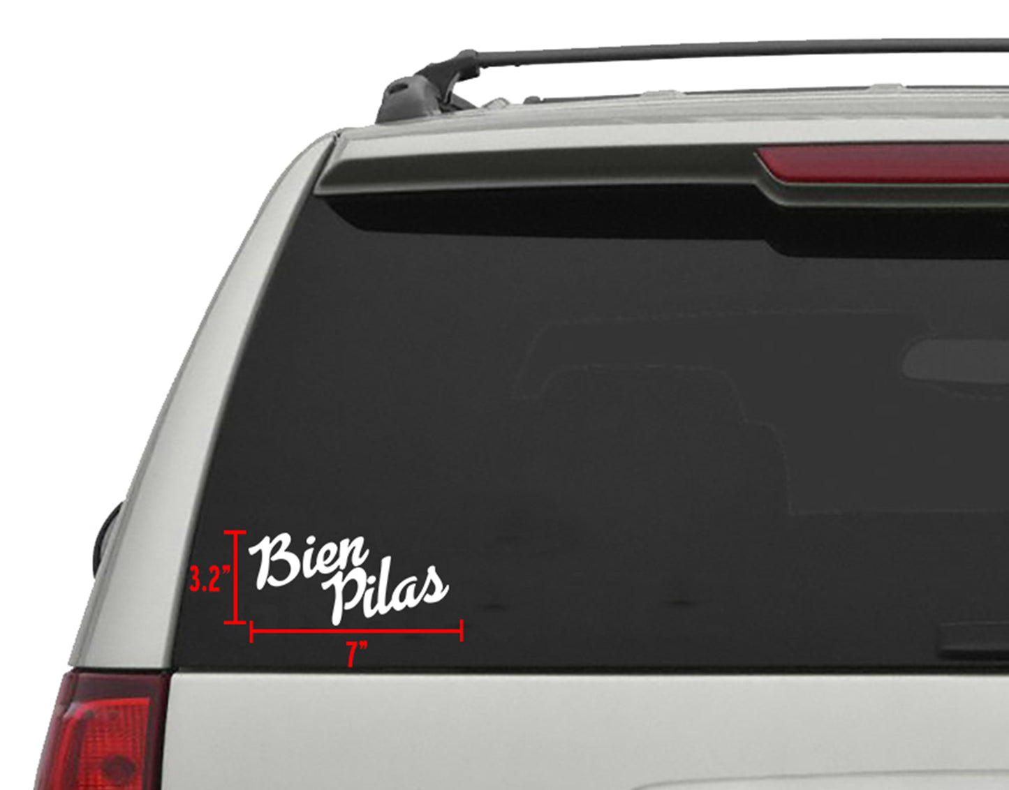 Bien Pilas Sticker/Decal 7"x 3.2" (2 pcs)