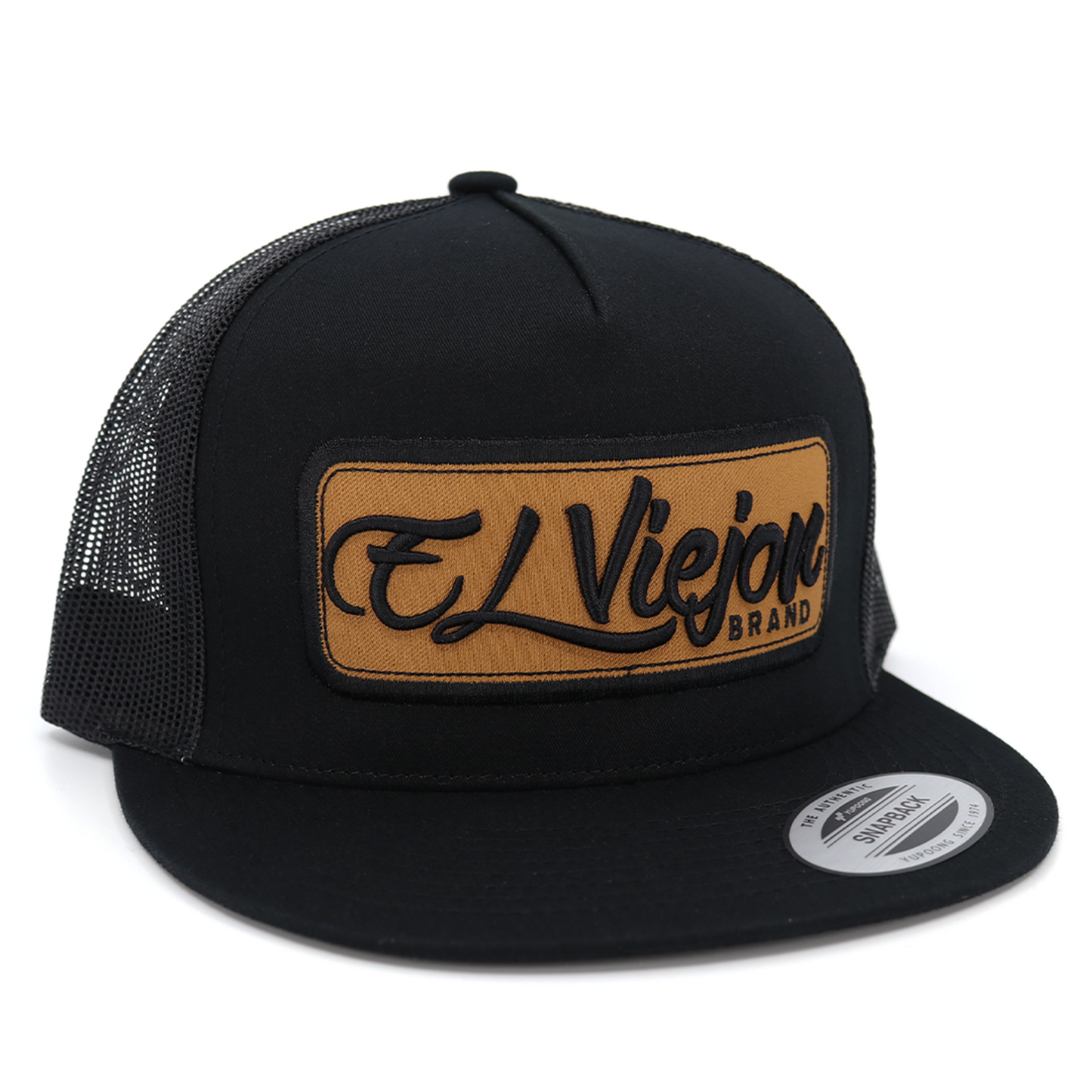 EVPatch Black (Camel Patch) flat visor hat / gorra de visera plana