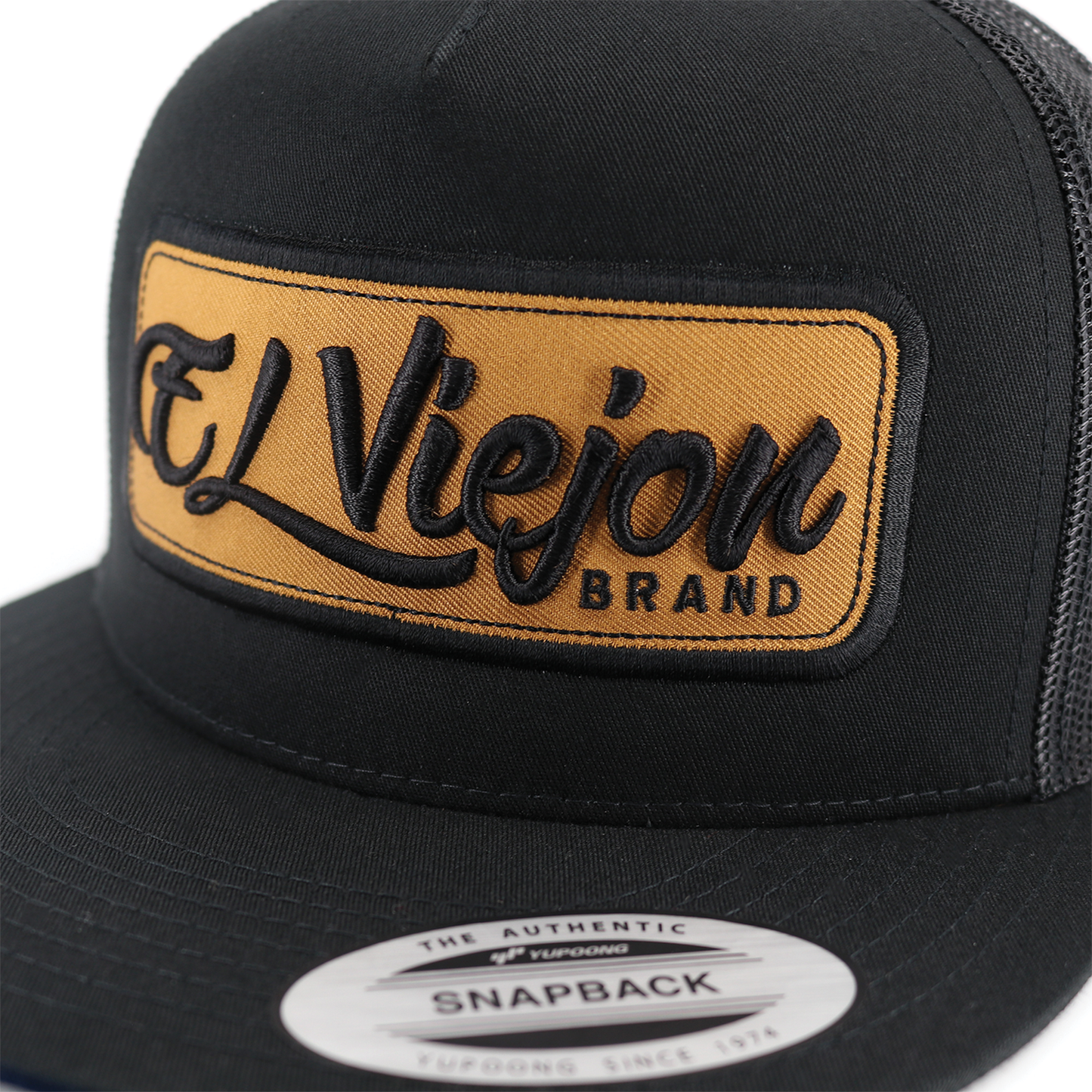 EVPatch Black (Camel Patch) flat visor hat / gorra de visera plana