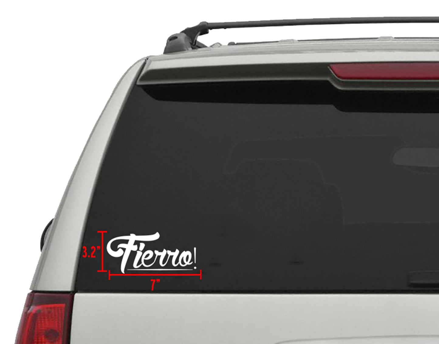 Fierro Sticker/Decal 7"x 3.2" (2 pcs)