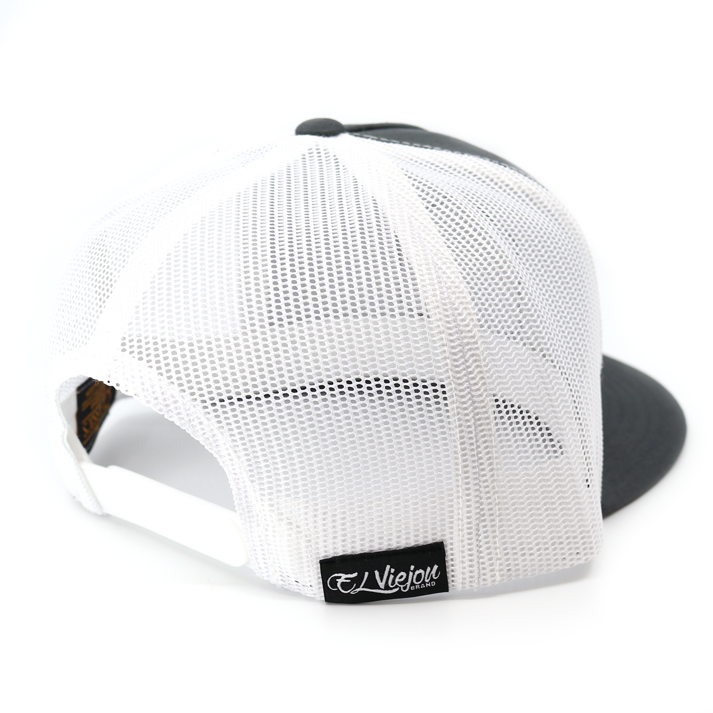 Jinete Charcoal/White flat visor hat / gorra de visera plana