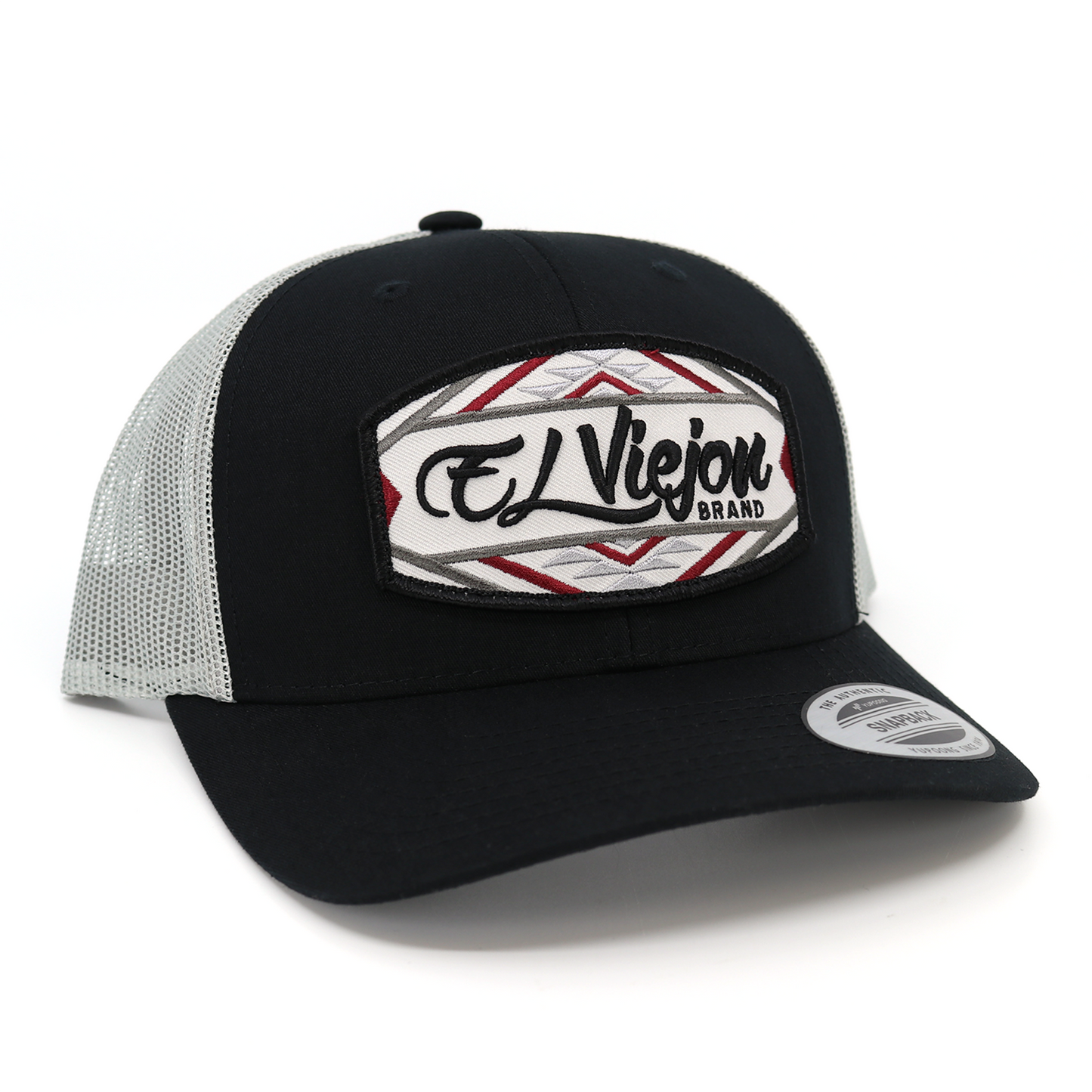 Navajo Black/Grey classic visor hat / gorra de visera clasica