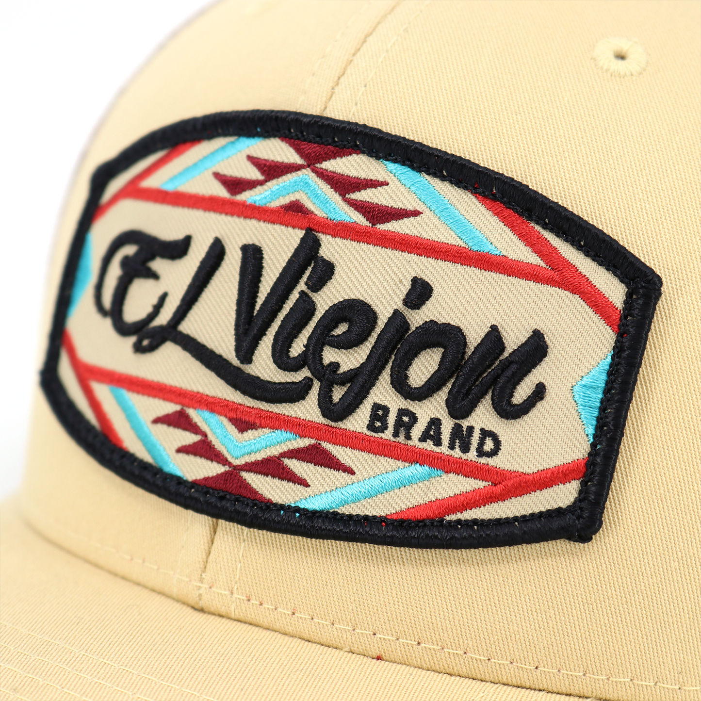 Navajo Tan/Maroon classic visor hat / gorra de visera clasica