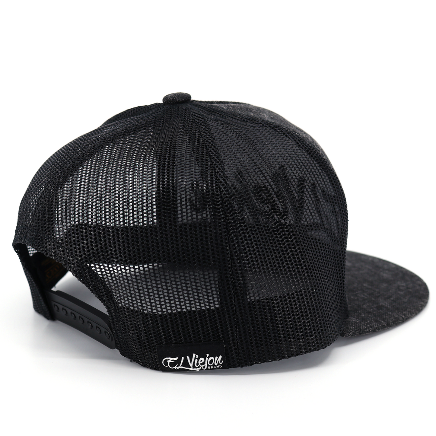 La Original Dark Metal/Black flat visor hat / gorra de visera plana