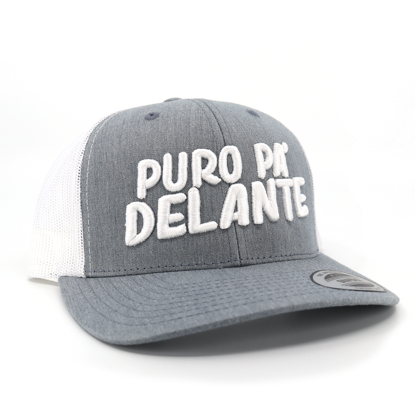 Puro Pa' Delante Light Ash/White classic visor hat / gorra de visera clasica