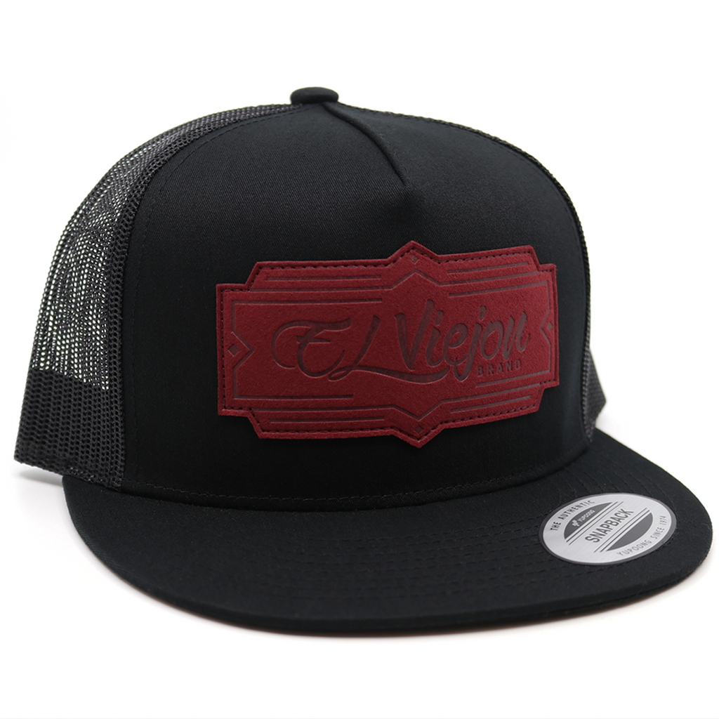 Retro Black Visera Plana