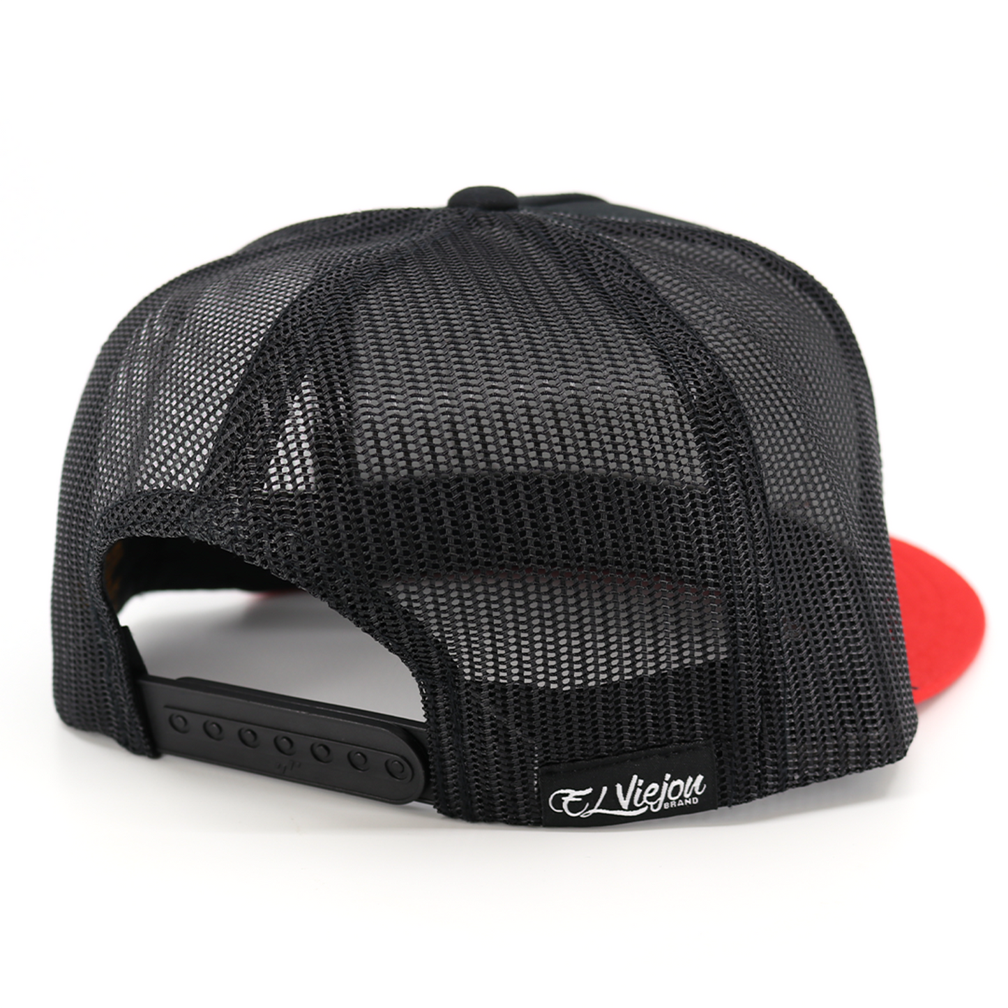 Retro Red/Black/Black flat visor hat / gorra de visera plana