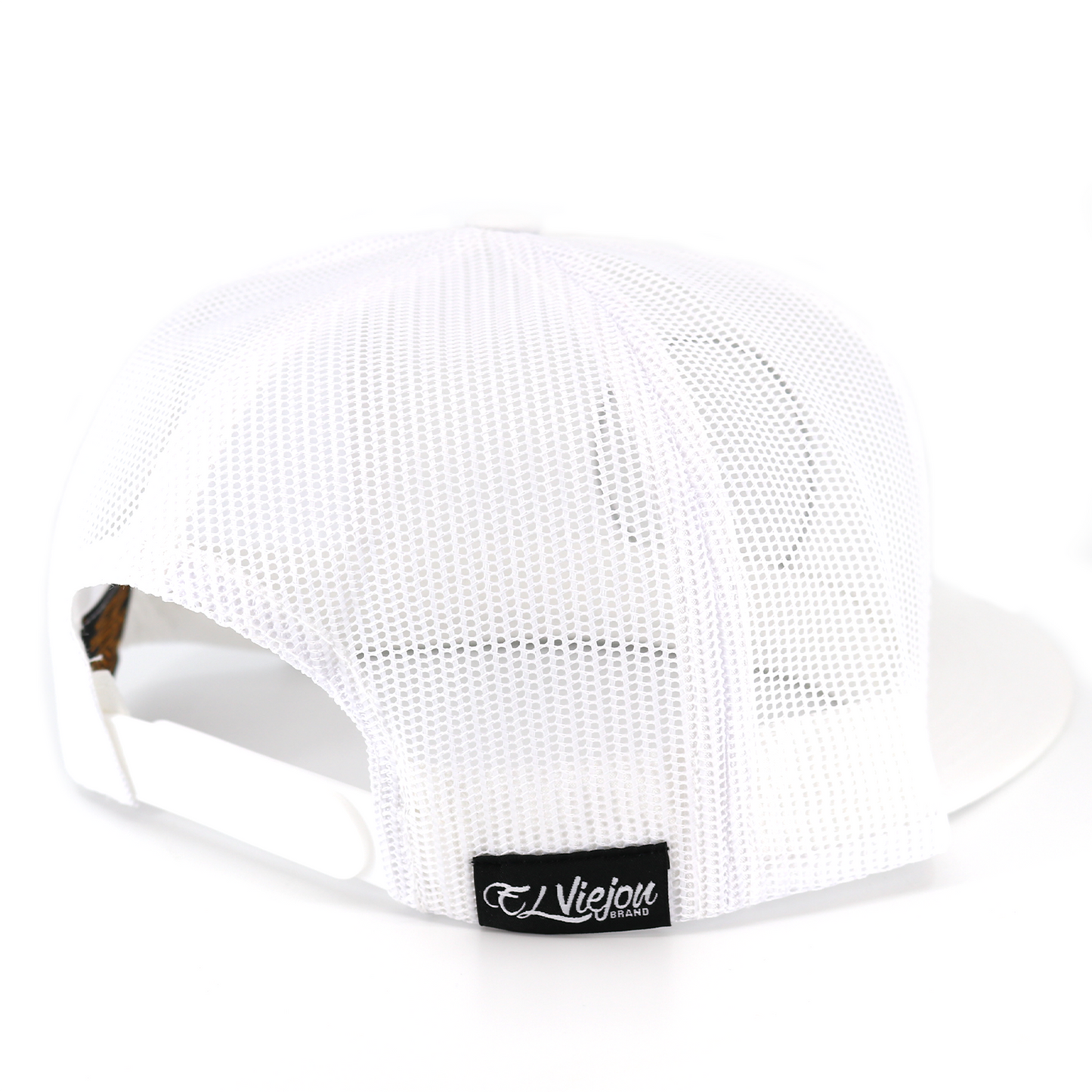 San Judas White flat visor hat / gorra de visera plana